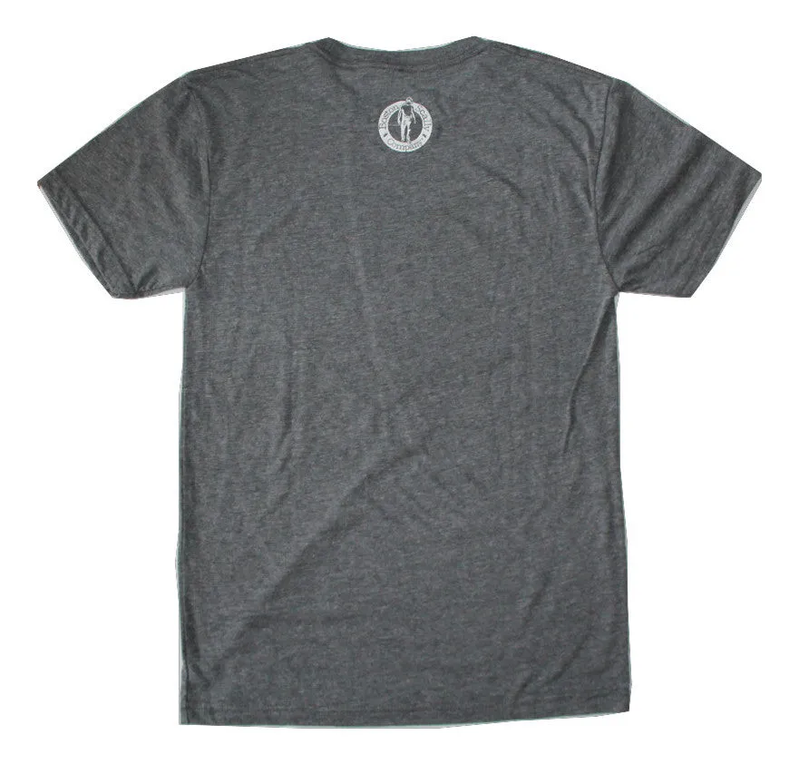 Boston Scally The USA Tee T-Shirt - Grey