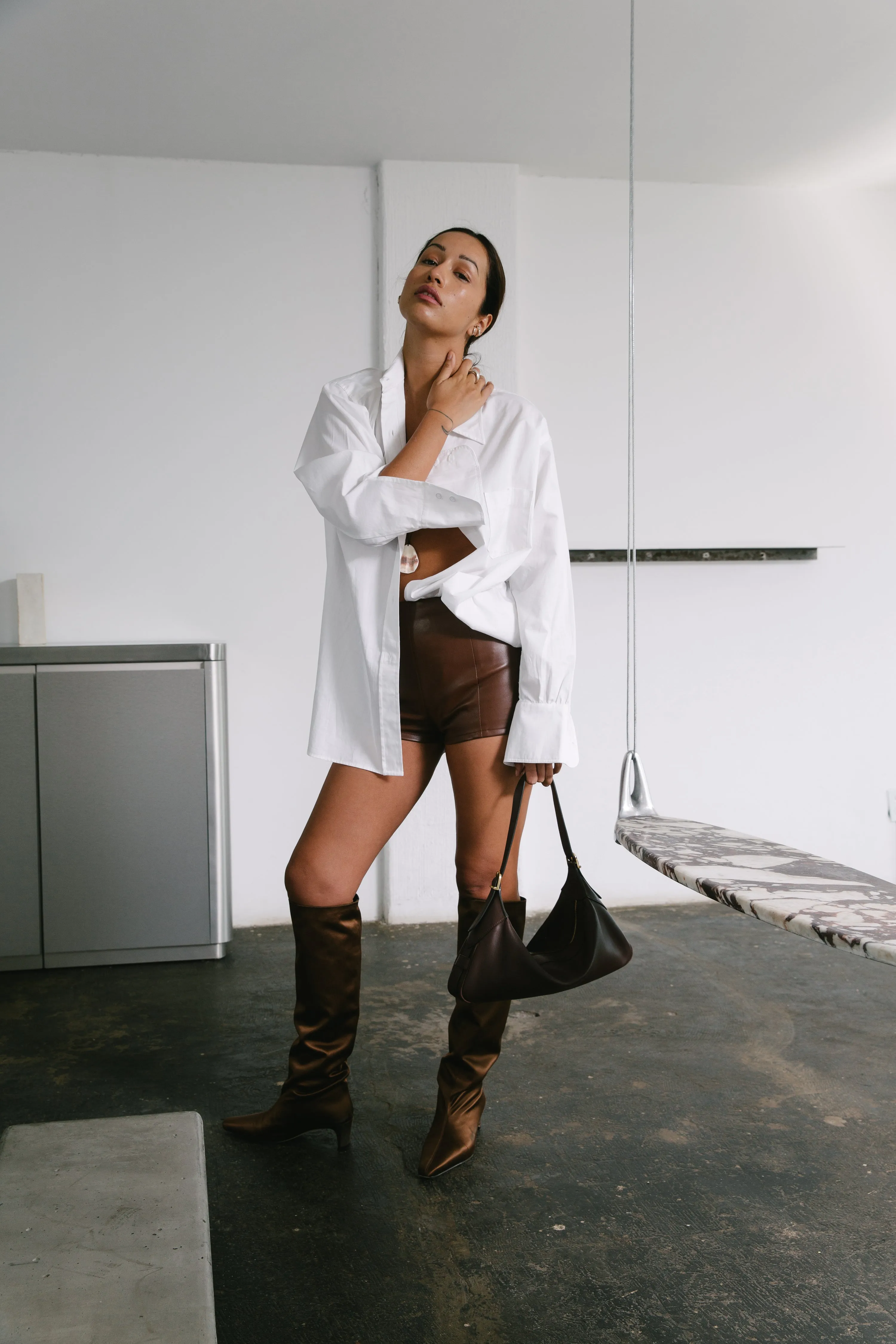 Boyfriend Shirt in White
