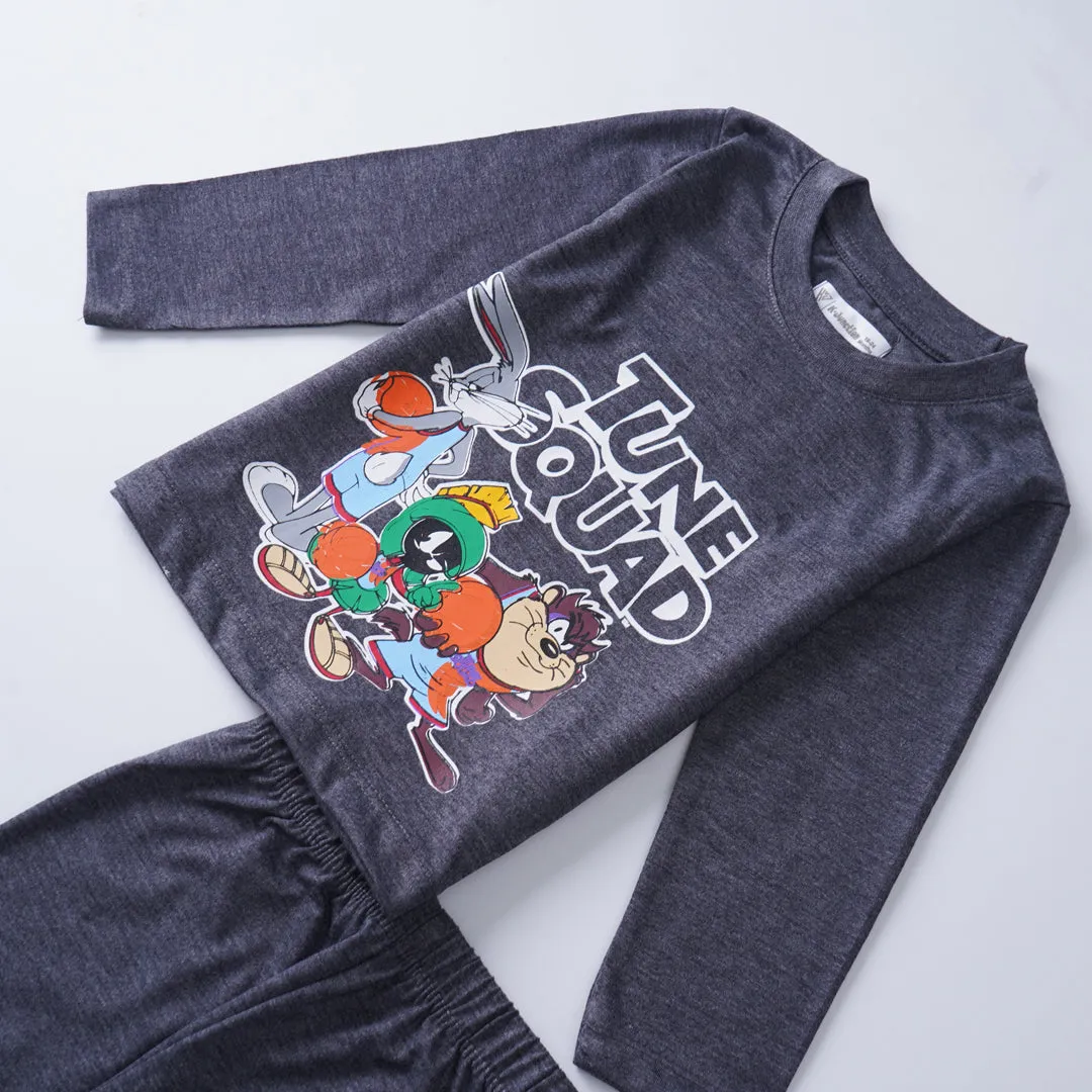Boys Printed Full Sleeve Suit