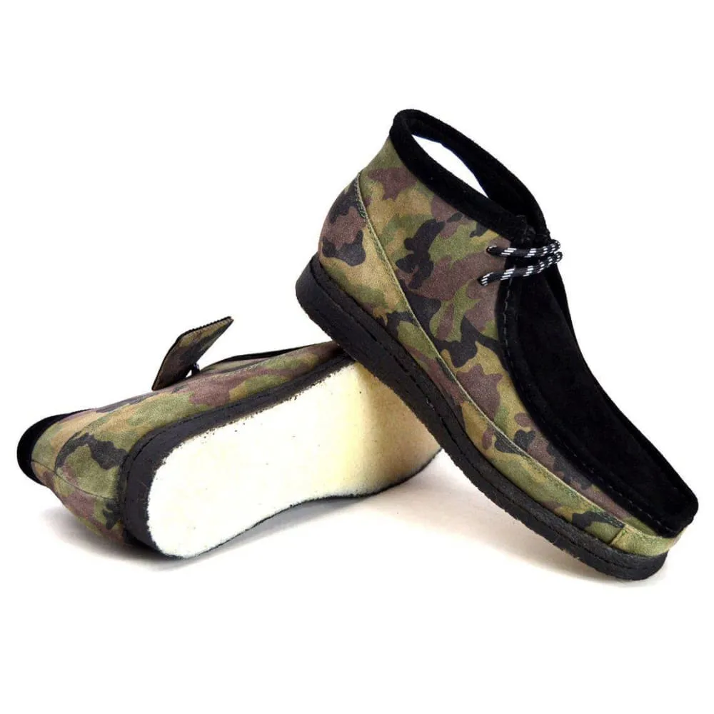 British Walkers Walker 200 Men's Camo Leather and Suede High Tops