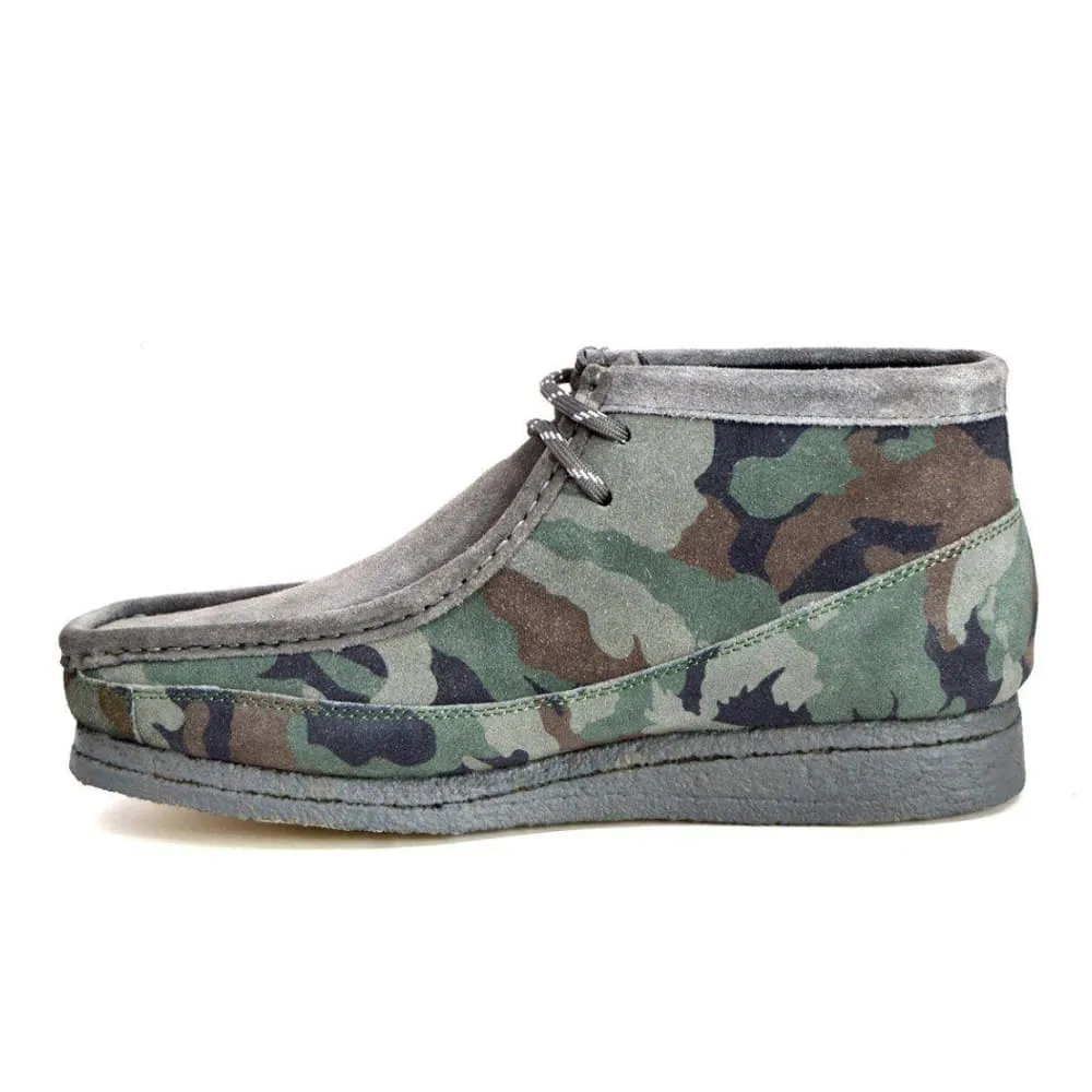 British Walkers Walker 200 Men's Camo Leather and Suede High Tops