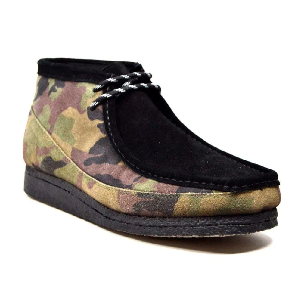 British Walkers Walker 200 Men's Camo Leather and Suede High Tops