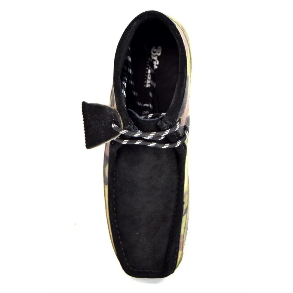 British Walkers Walker 200 Men's Camo Leather and Suede High Tops