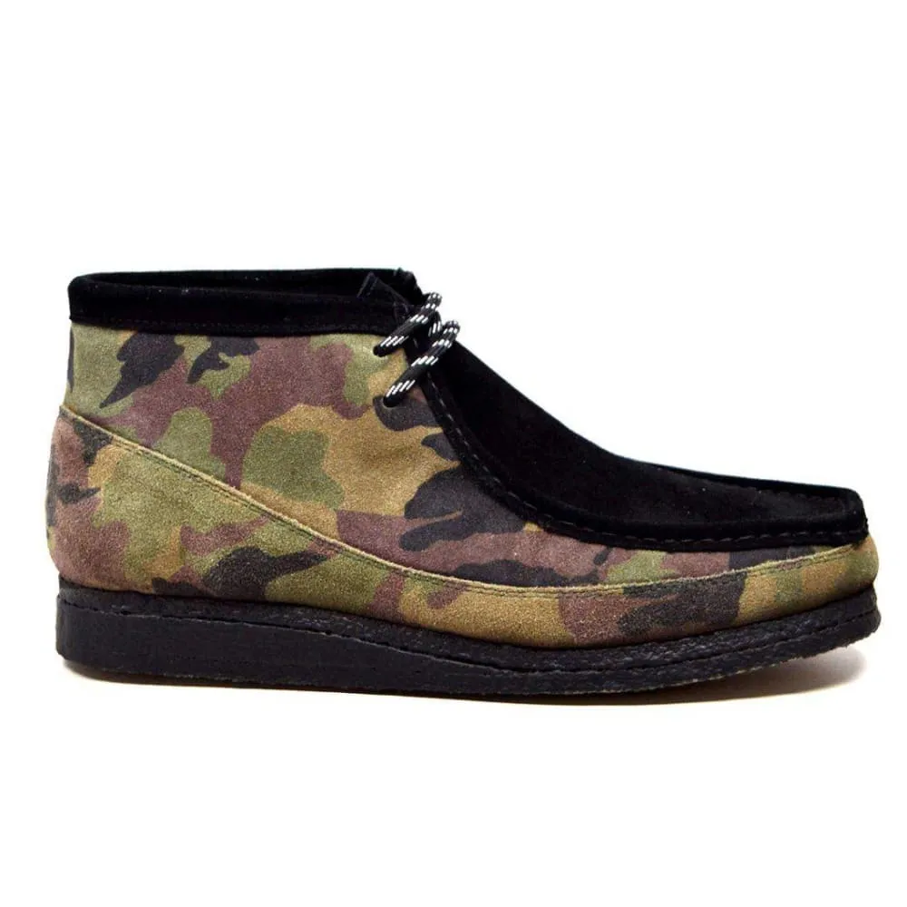British Walkers Walker 200 Men's Camo Leather and Suede High Tops
