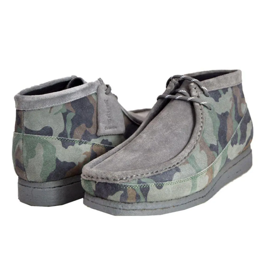 British Walkers Walker 200 Men's Camo Leather and Suede High Tops