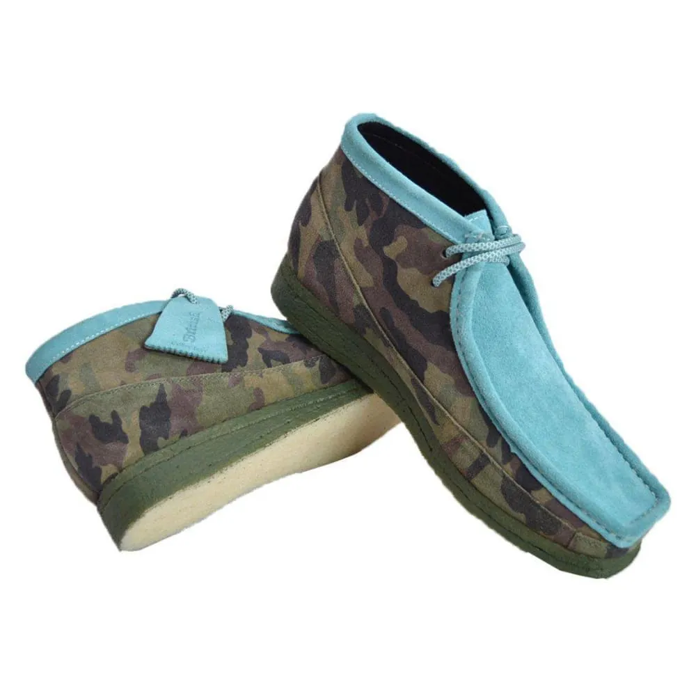 British Walkers Walker 200 Men's Camo Leather and Suede High Tops