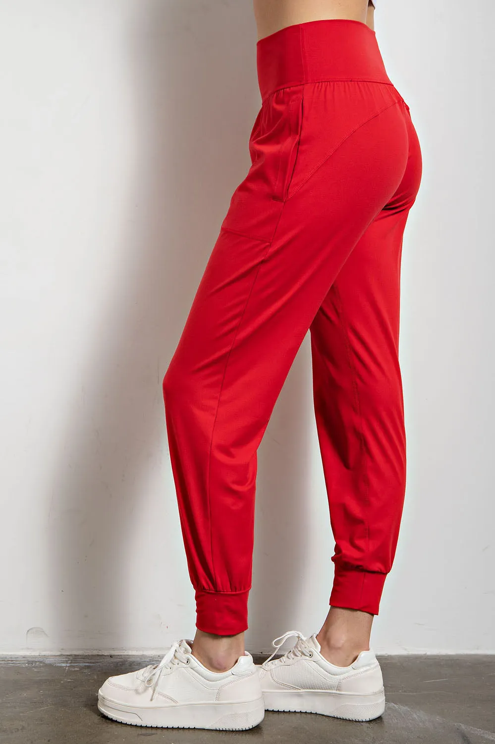 Butter Soft High Waist Joggers with Pockets - Sustainable and Comfortable