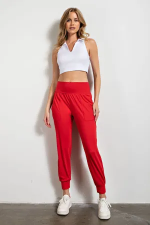 Butter Soft High Waist Joggers with Pockets - Sustainable and Comfortable