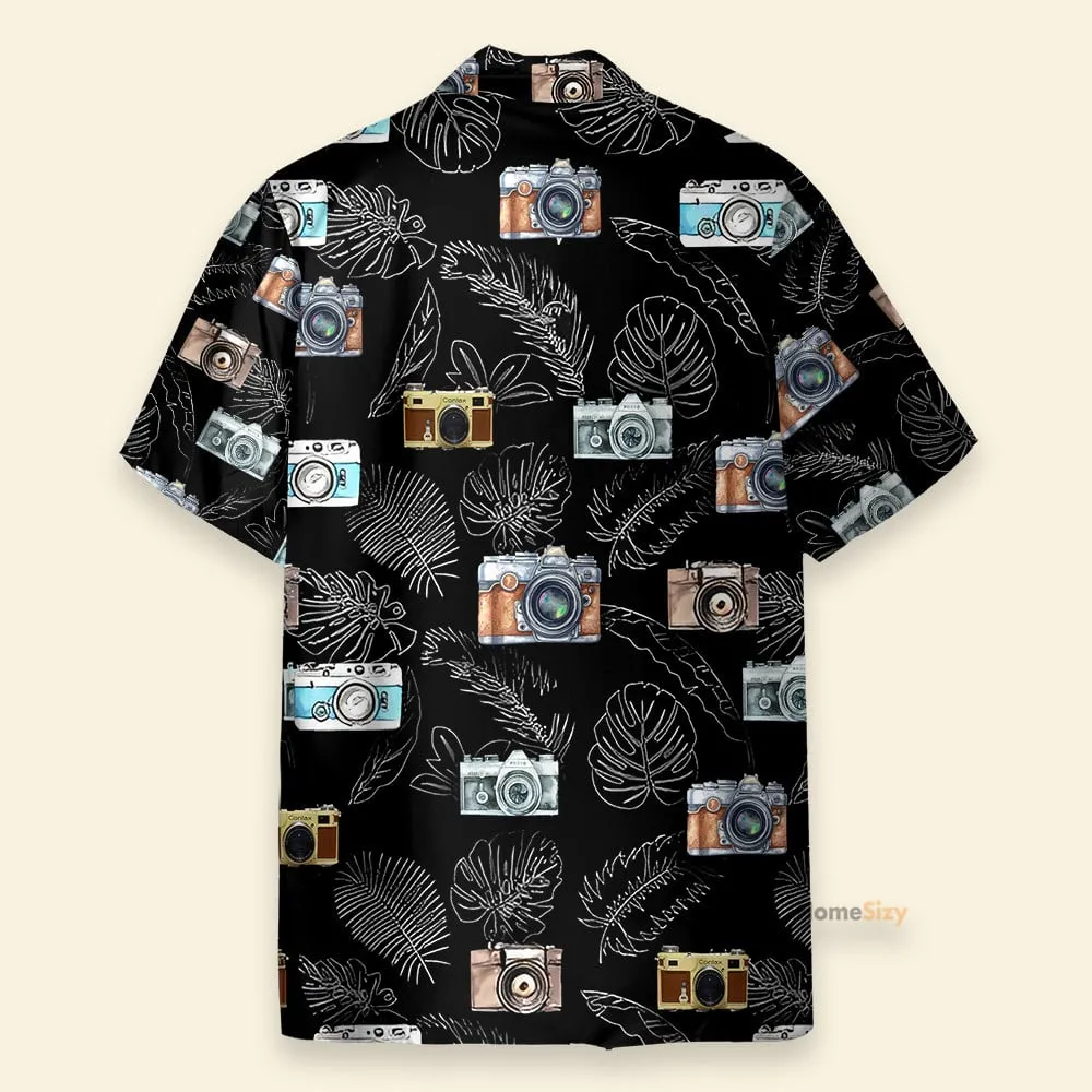 Camera Men's Button's Up Shirts - Hawaiian Shirt