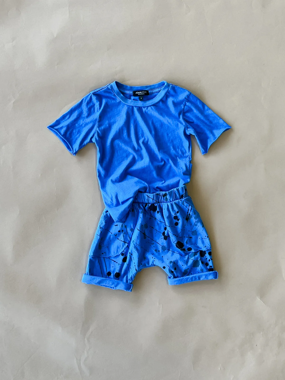 Cameron Solid Tee | Sea Blue