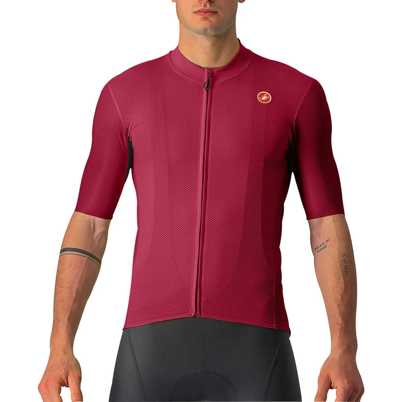 Castelli Endurance Elite Short Sleeve Mens Cycling Jersey - Red