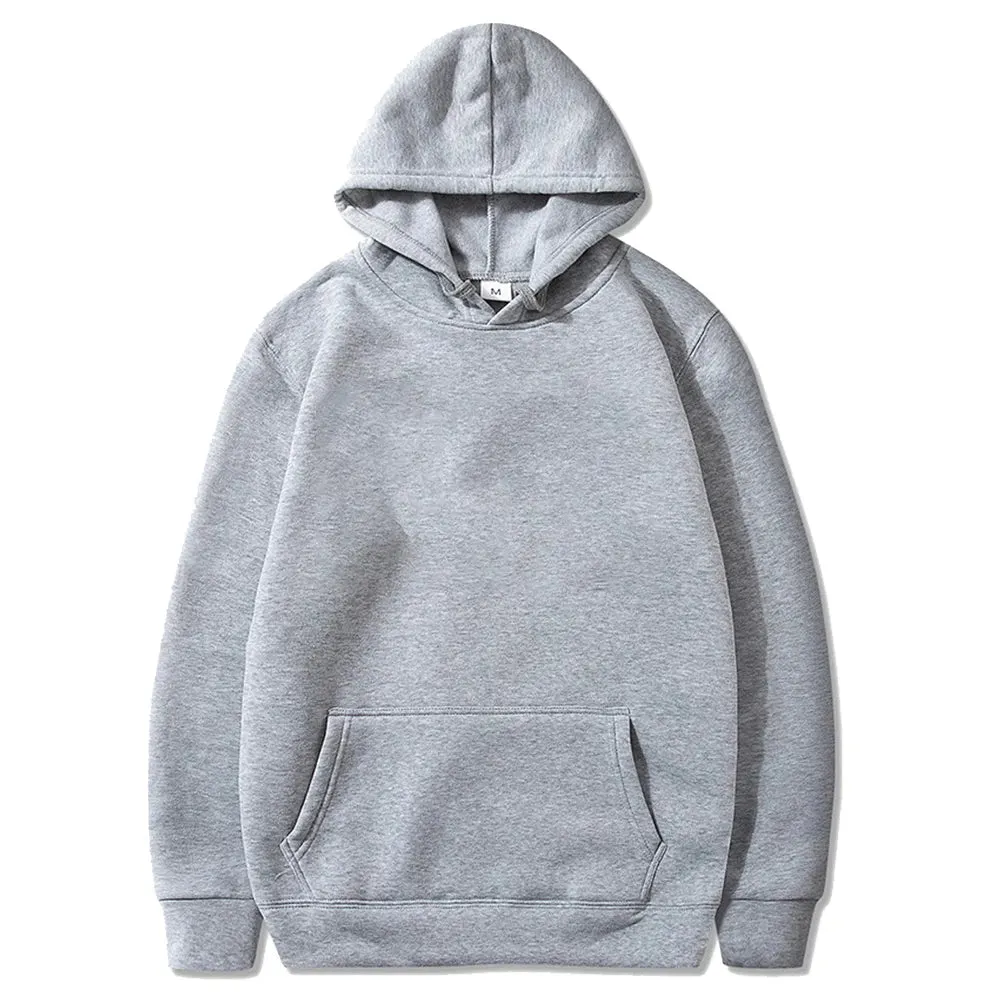 Casual Solid Color Men's Hoodie Sweatshirt