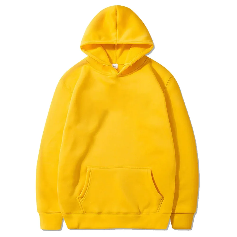 Casual Solid Color Men's Hoodie Sweatshirt