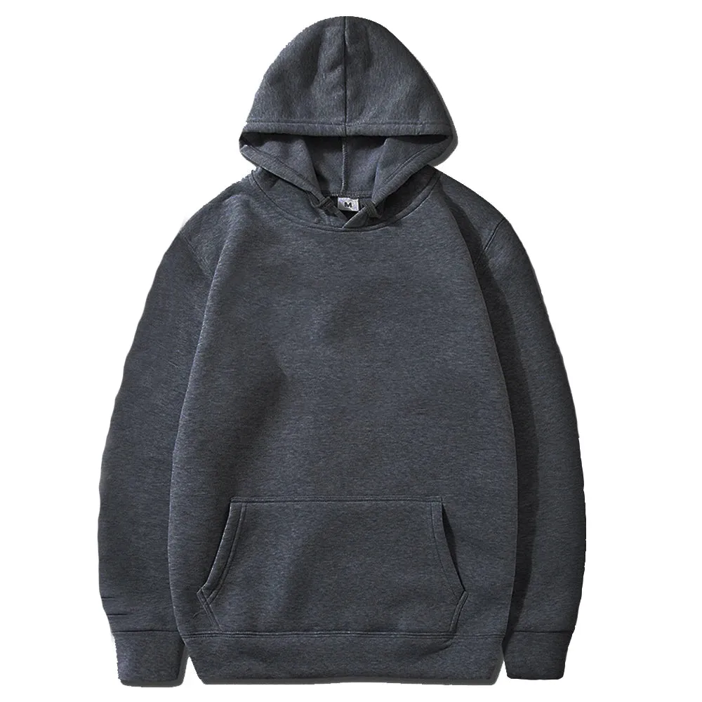 Casual Solid Color Men's Hoodie Sweatshirt