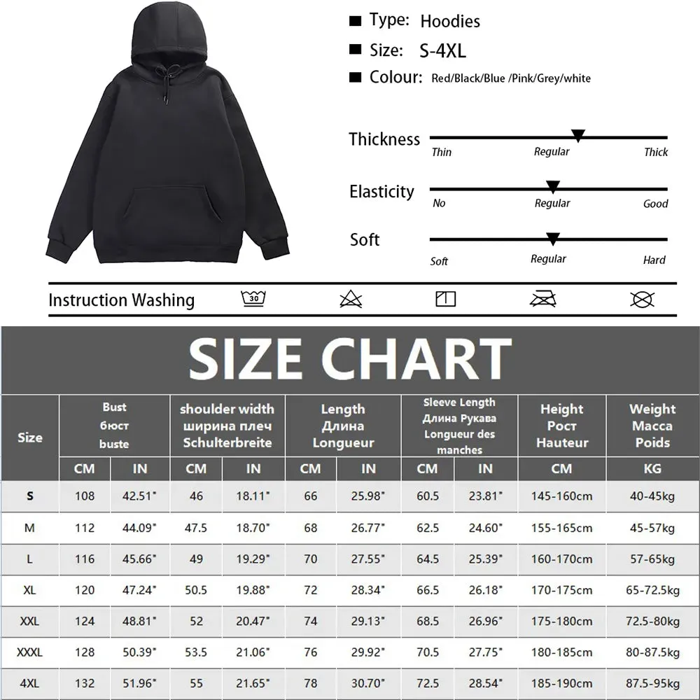 Casual Solid Color Men's Hoodie Sweatshirt