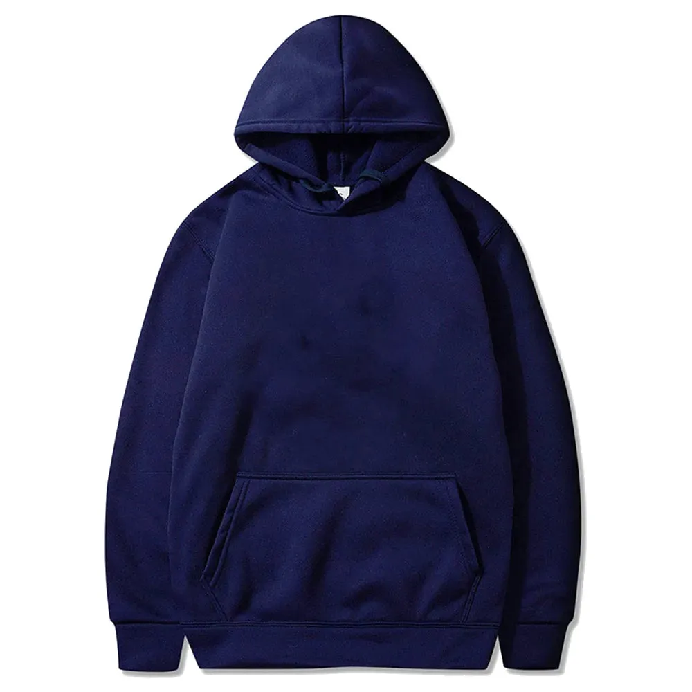 Casual Solid Color Men's Hoodie Sweatshirt