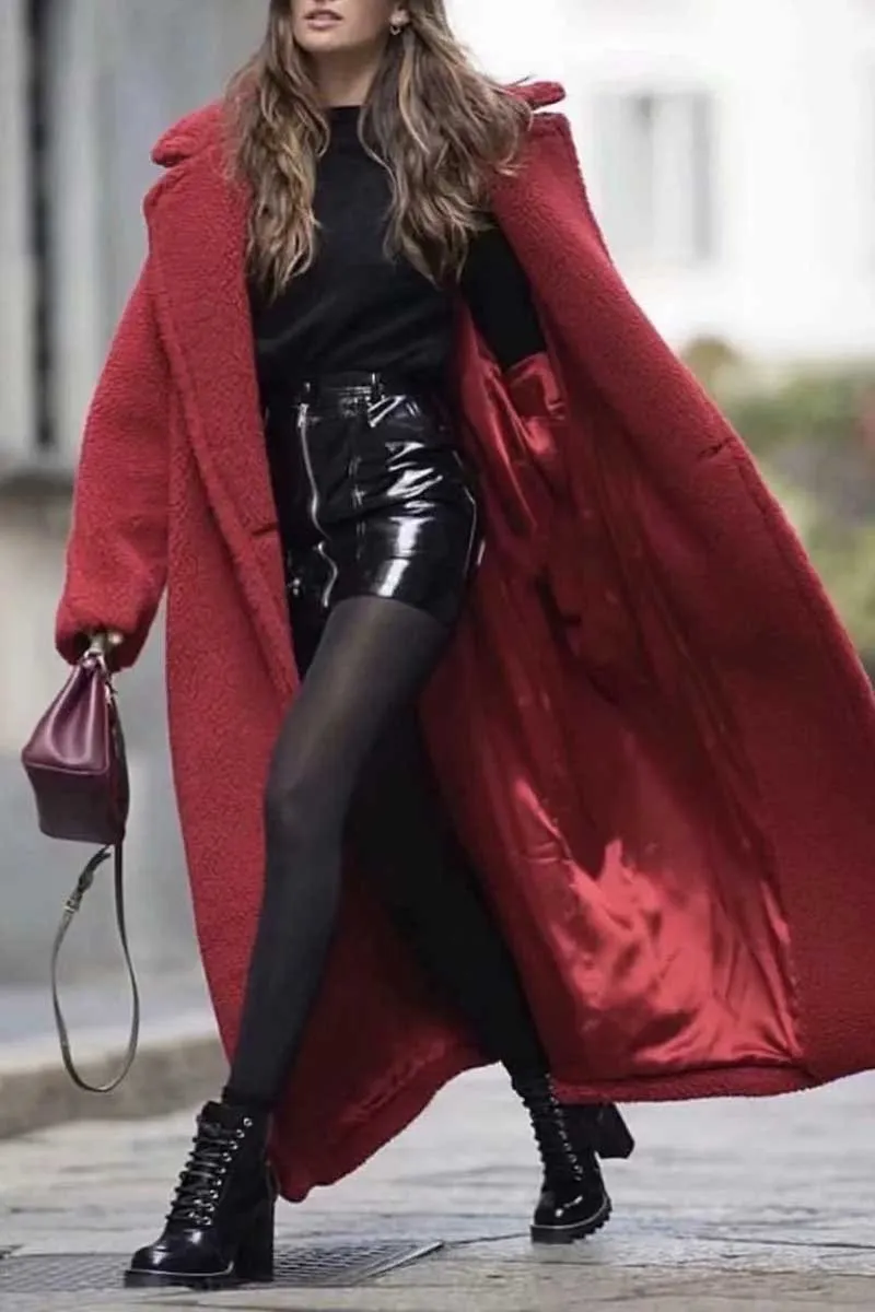 Chicindress Lamb Coat Plus Size（4 colors）