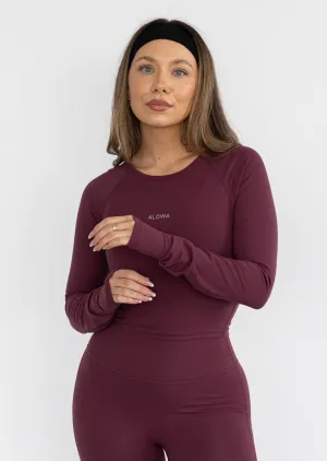 Clea Long Sleeve 2.0 Burgundy