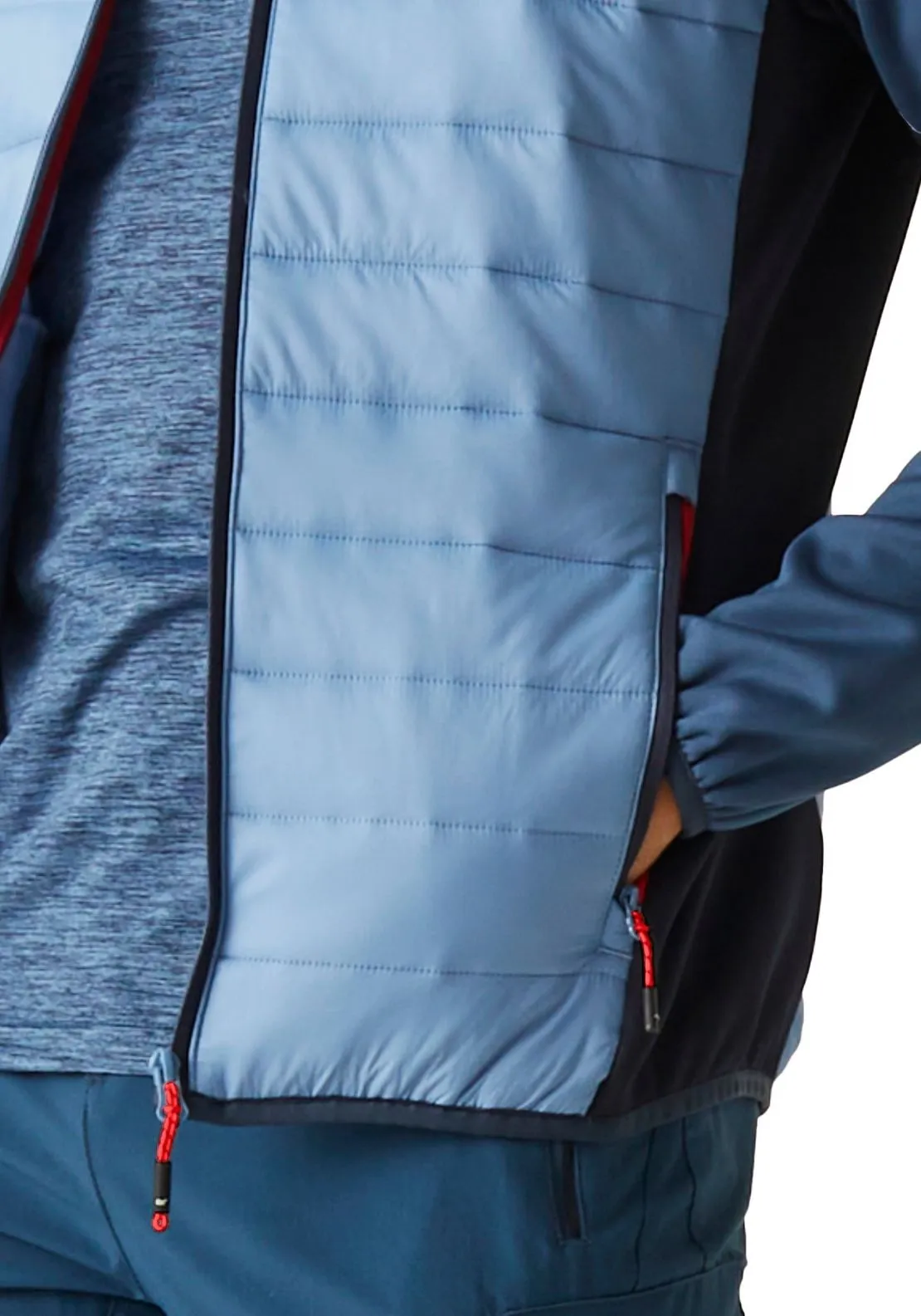 Clumber Iv Hybrid Fleece - Coronet Blue/moonlight Denim