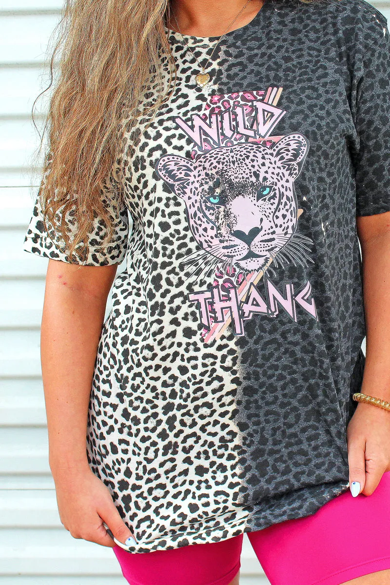 Colorblock Wild Thang Fine Jersey Tee