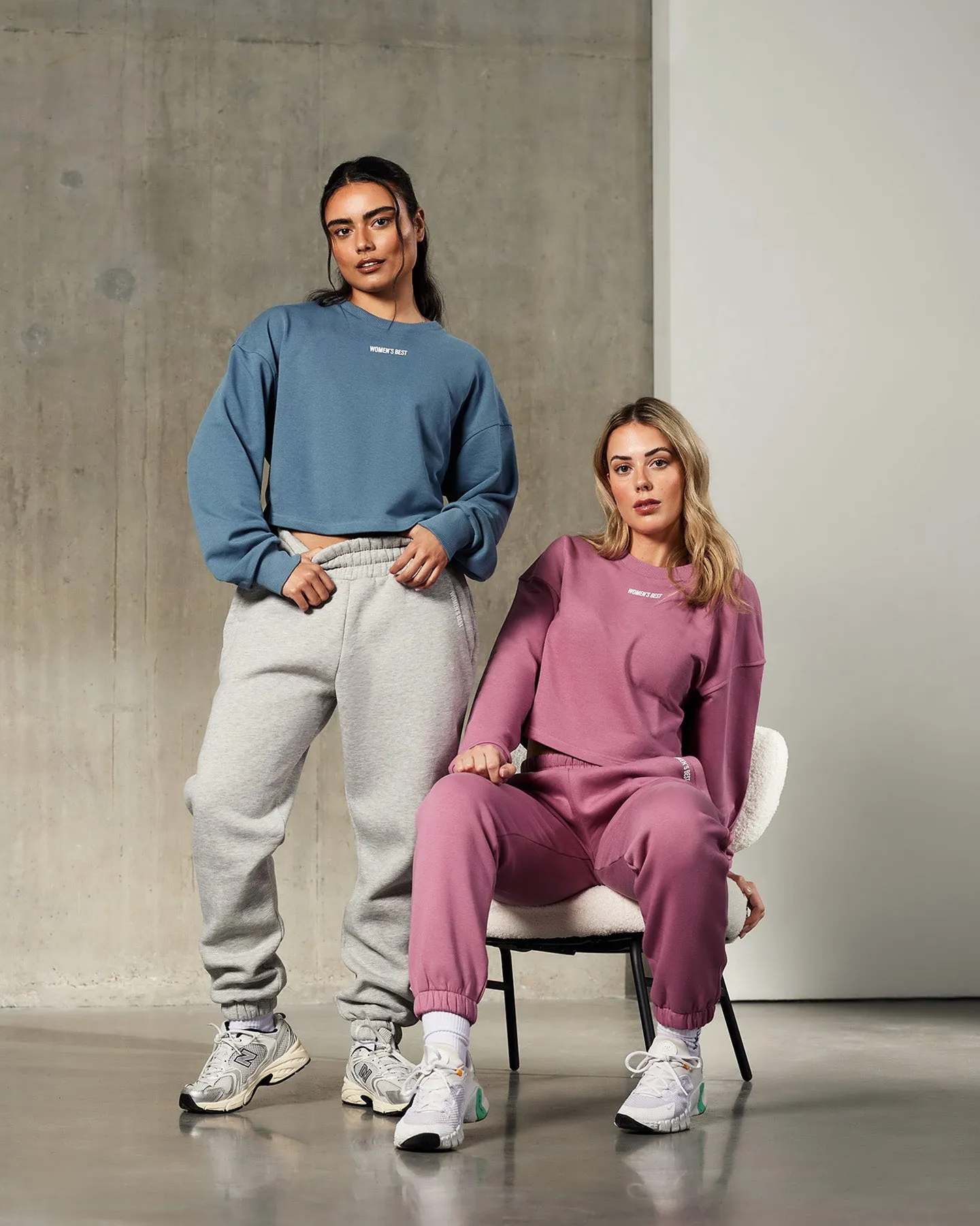 Comfort Oversized Joggers | Silver Grey Marl