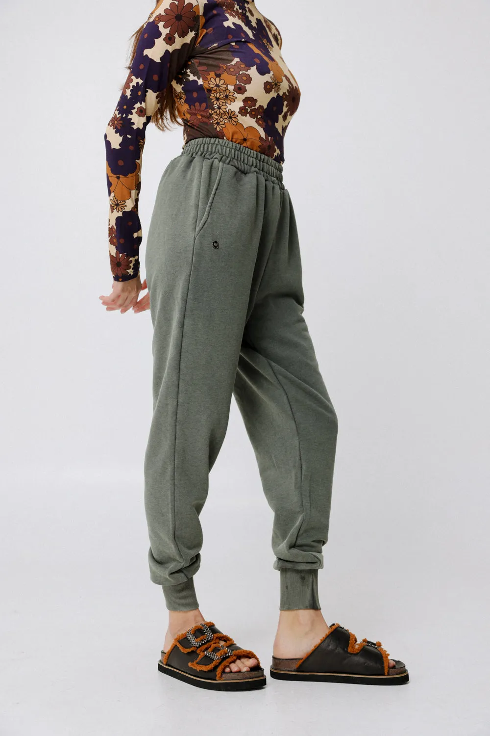 Comfort Washed Green Joggers