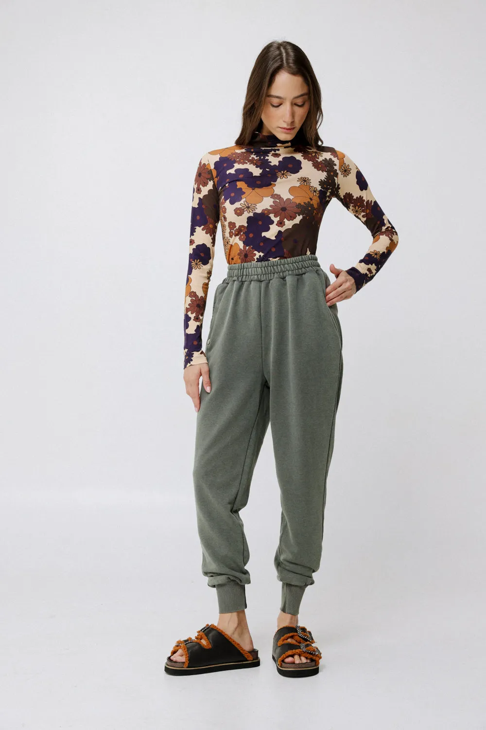 Comfort Washed Green Joggers