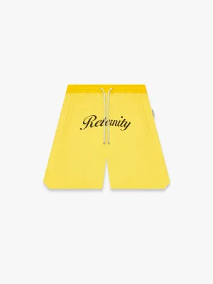 COTTON SHORTS - YELLOW