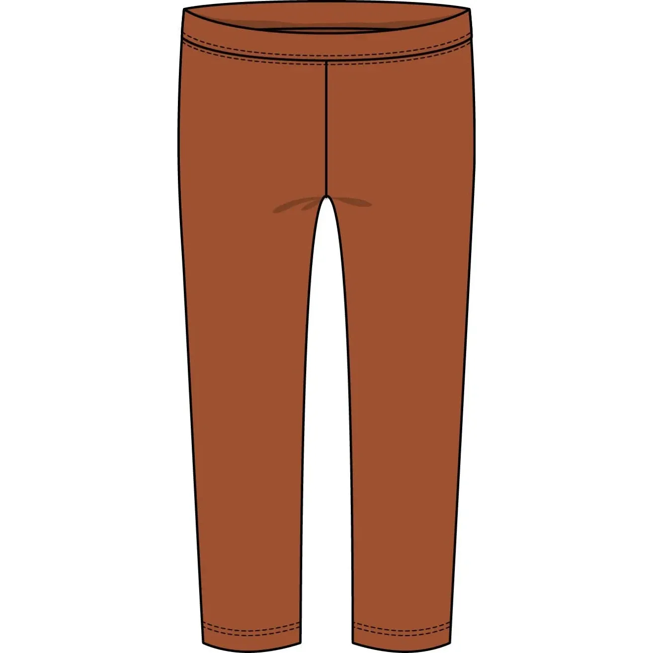 CR Kids Toffee Basic Spandex Legging