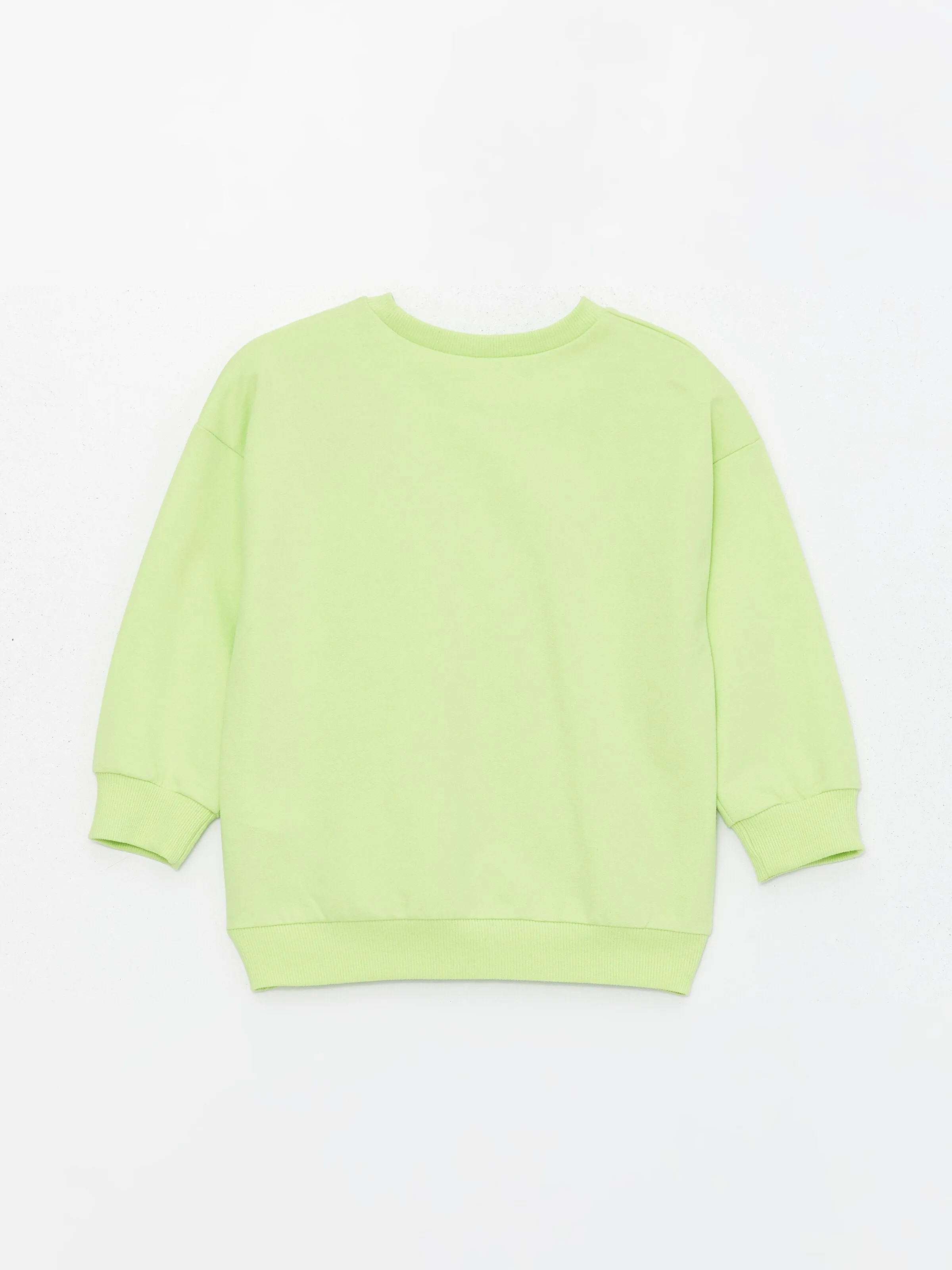 Crew Neck Long Sleeve Printed Baby Boy Sweatshirt