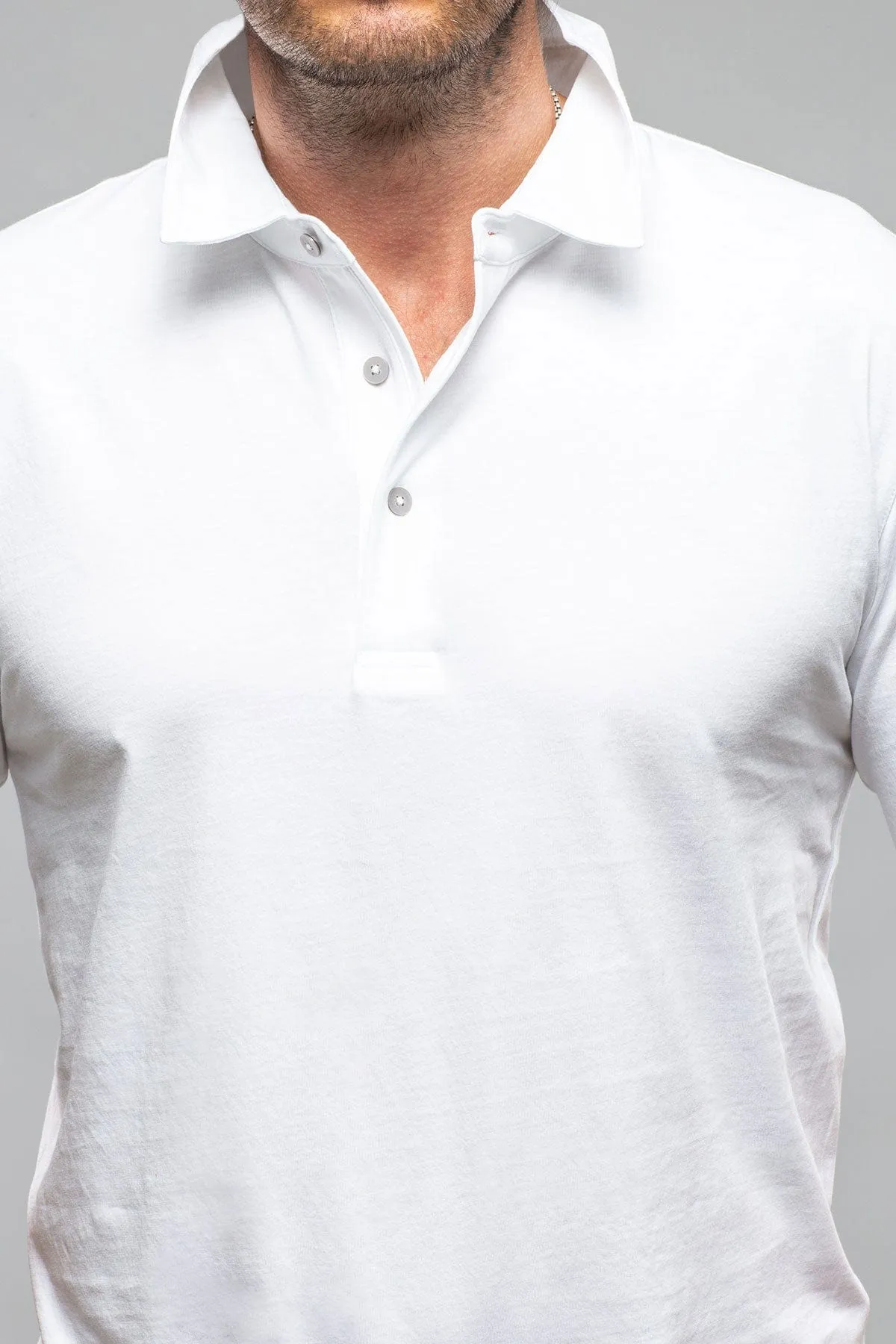 Cruz Cotton Polo In White