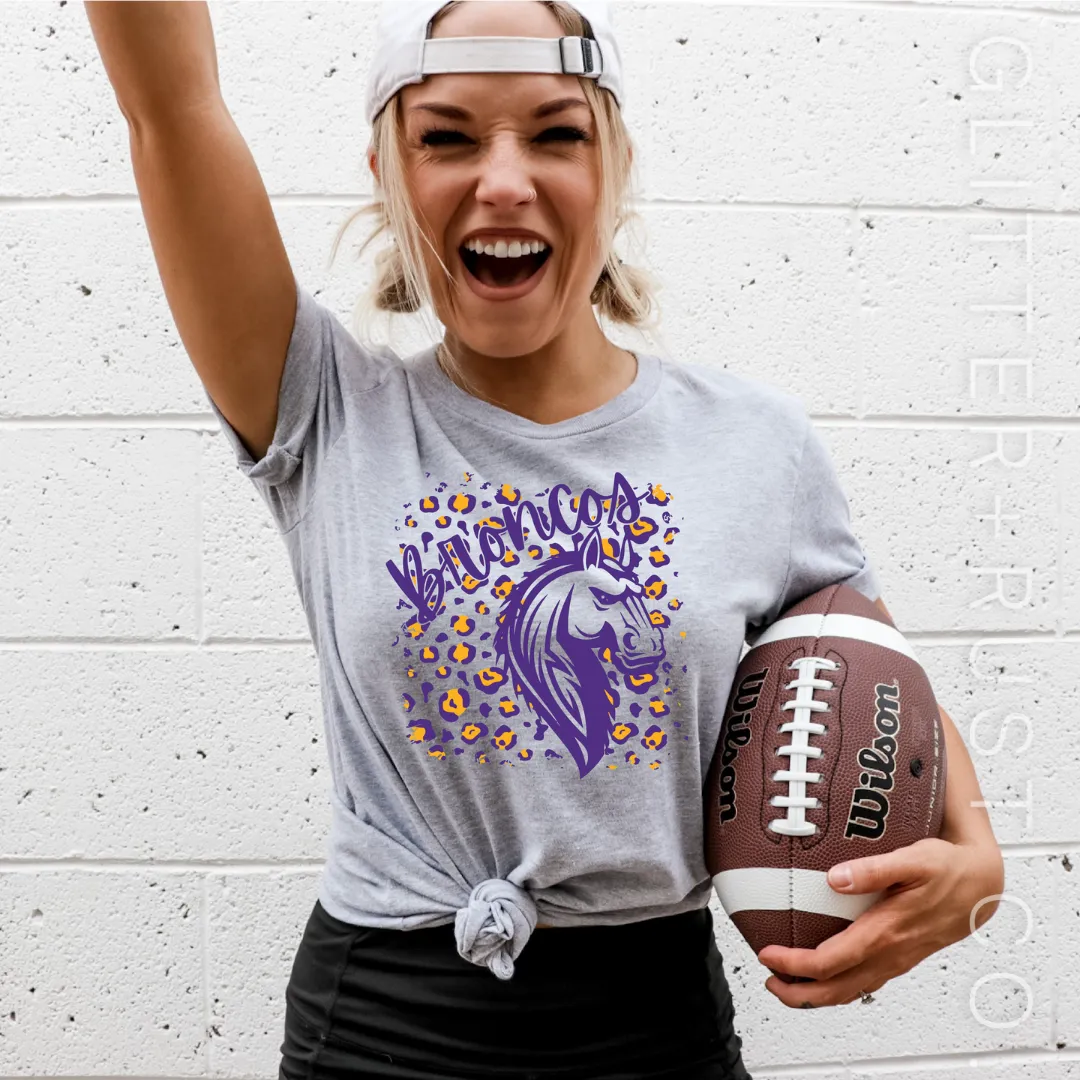 Custom School Spirit Leopard Mascots (Pop-Up)