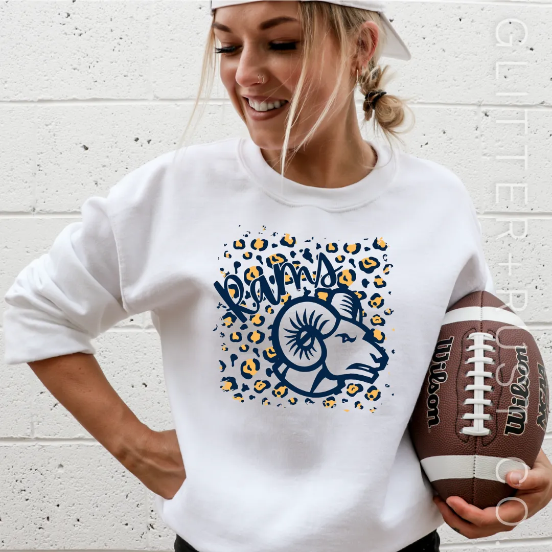 Custom School Spirit Leopard Mascots (Pop-Up)