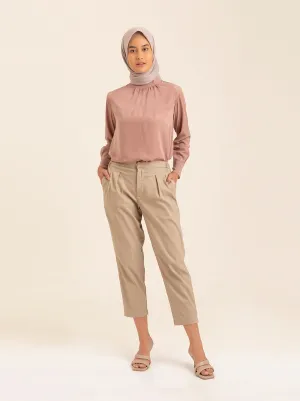 DANYA PANTS PLAIN BEIGE