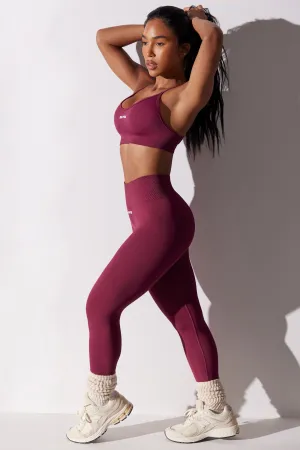 Dedicated - High Waist Super Sculpt Leggings in Plum