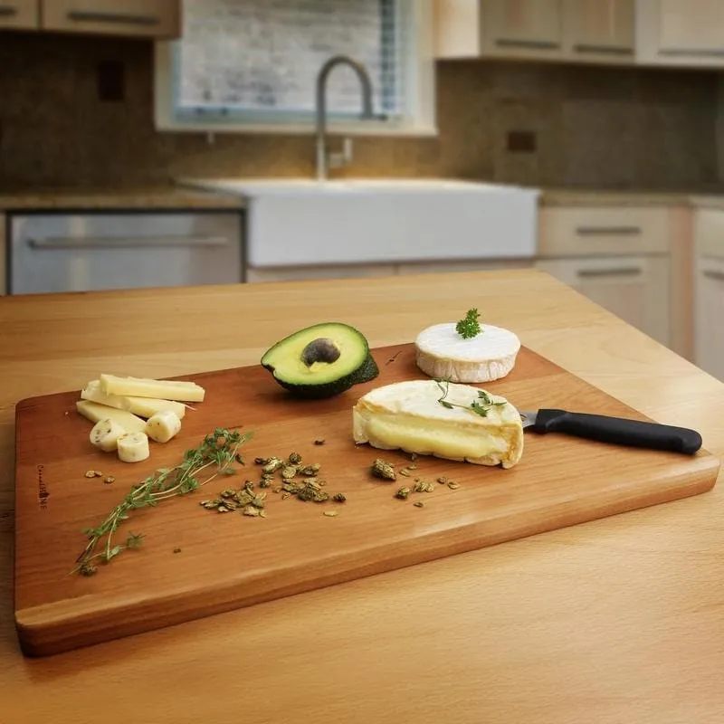 Delice Rectangle Cutting Board with Juice Drip Groove