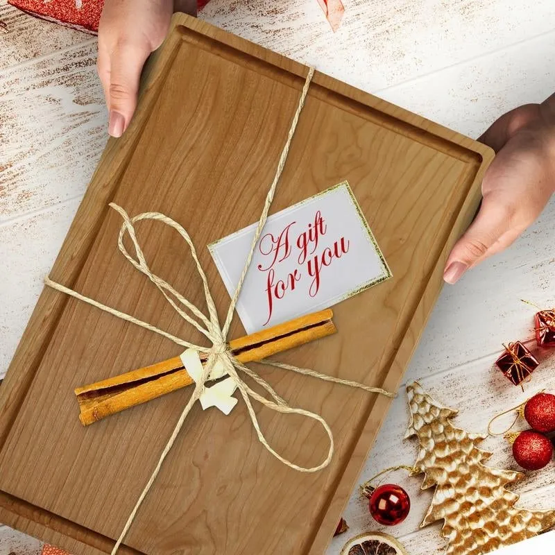 Delice Rectangle Cutting Board with Juice Drip Groove