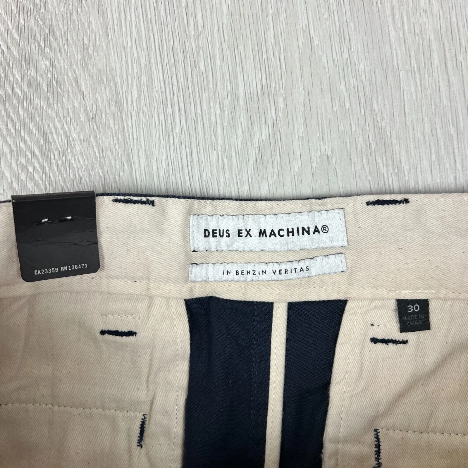 Deus Ex Machina Mens Slim Regular Chino Pants Size 30 (New)