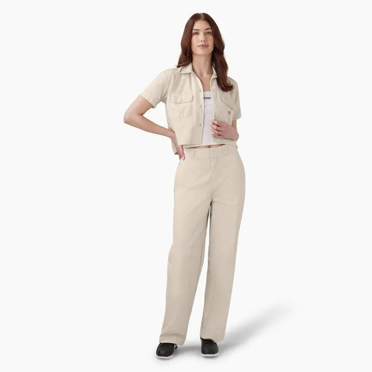 DICKIES W LOOSE FIT DOUBLE KNEE WORK PANTS