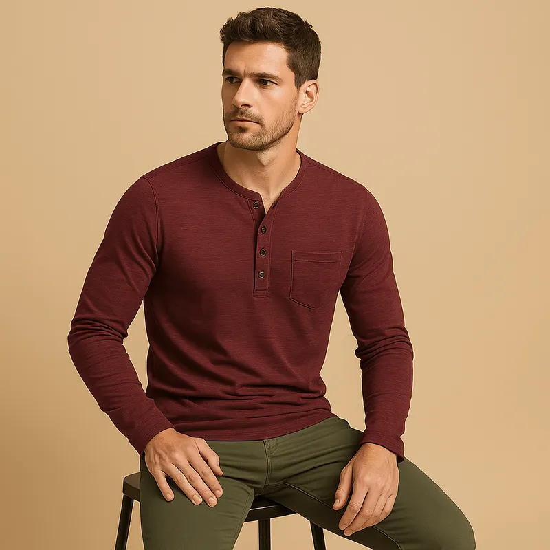 Domoir | Monaco Henley Shirt