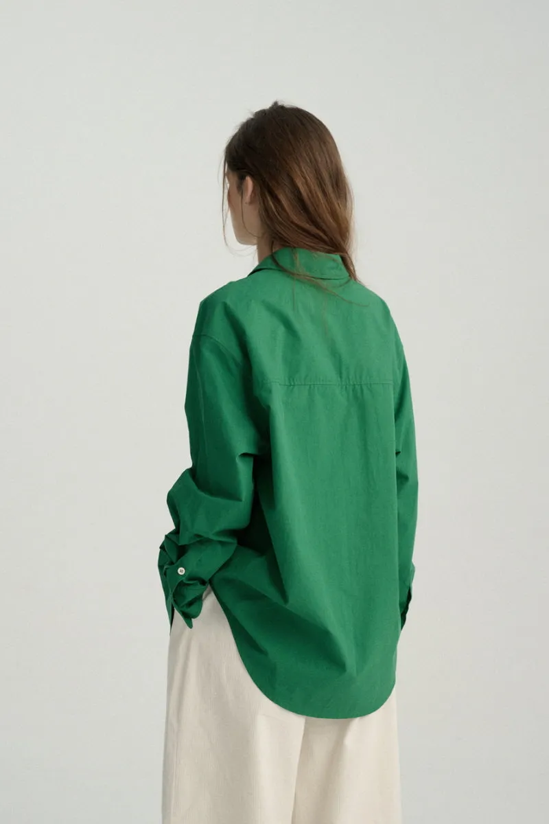 Double Placket Bright Color Shirt