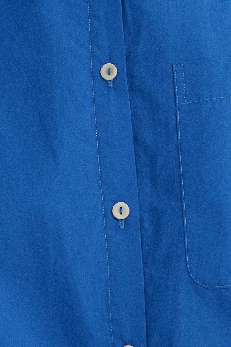 Double Placket Bright Color Shirt