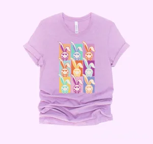 Easter Softstyle Bunny Tee/Bella Canvas Easter Bunny Shirt/ Youth and Adult Sizes Available