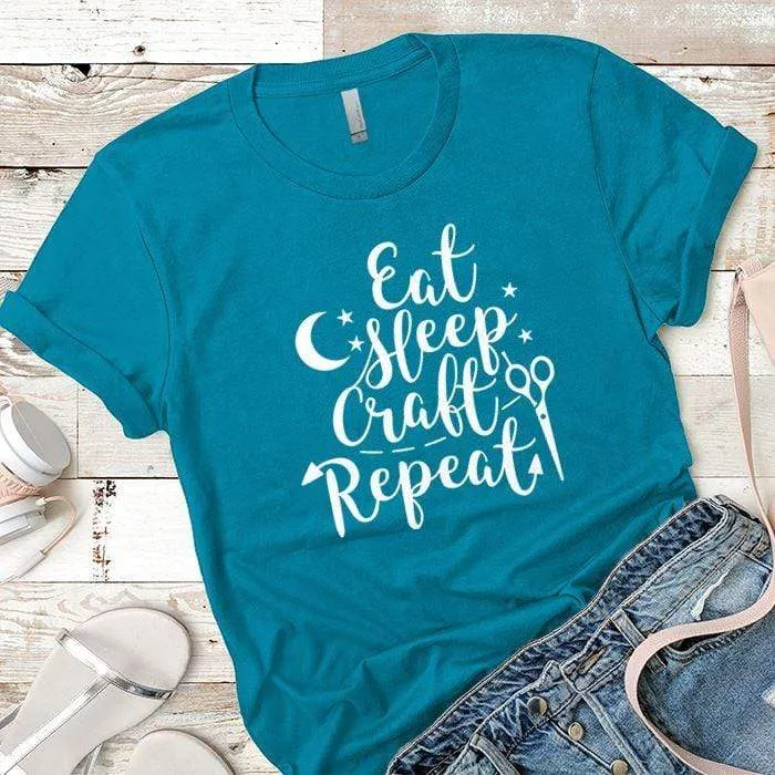 Eat Sleep Craft Premium Tees