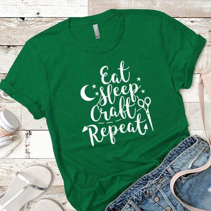 Eat Sleep Craft Premium Tees