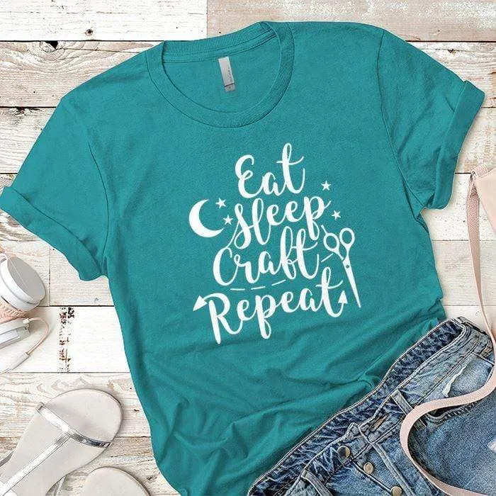 Eat Sleep Craft Premium Tees