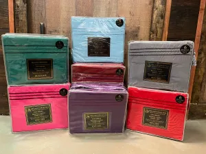 Egyptian Microfiber Sheet Sets (Multiple Colors)