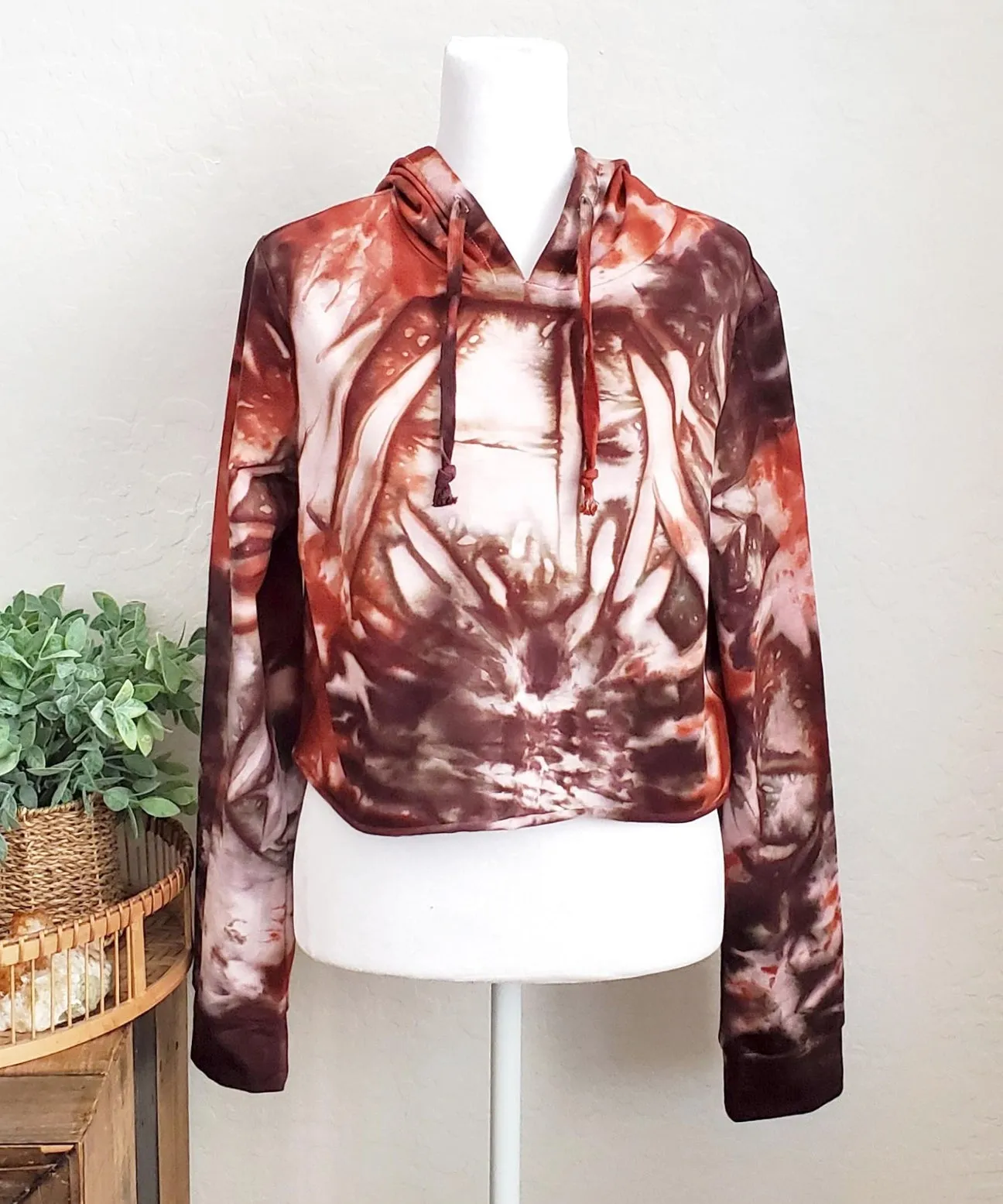 Elden Tie Dye Hoodie Crop Top
