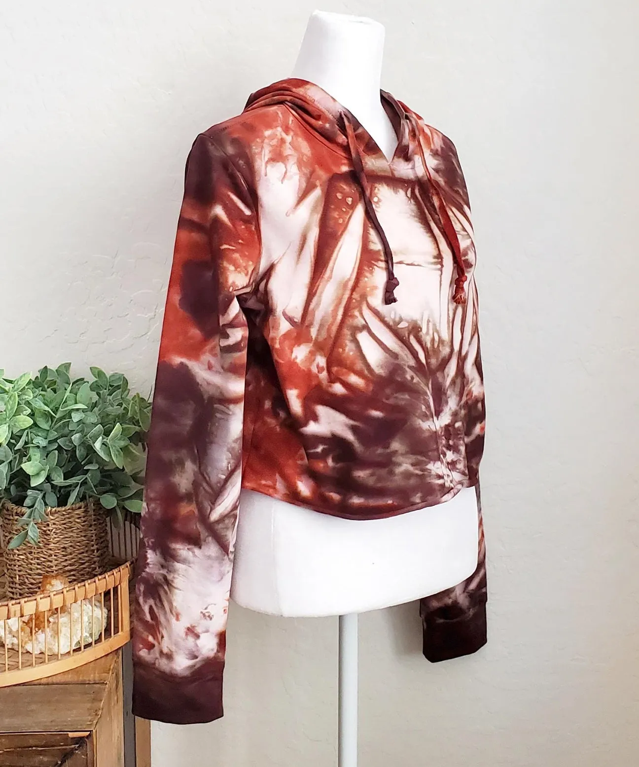 Elden Tie Dye Hoodie Crop Top
