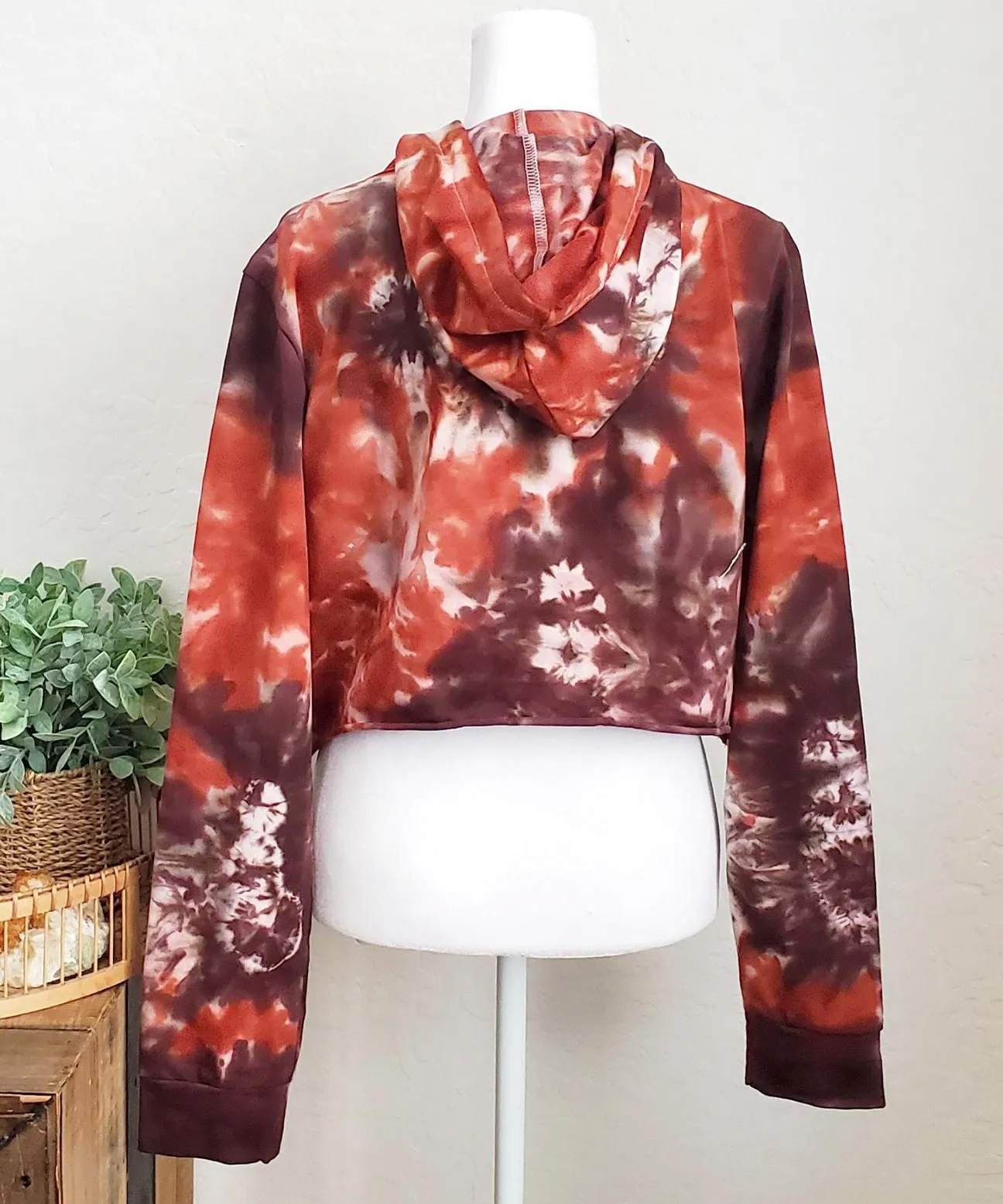 Elden Tie Dye Hoodie Crop Top